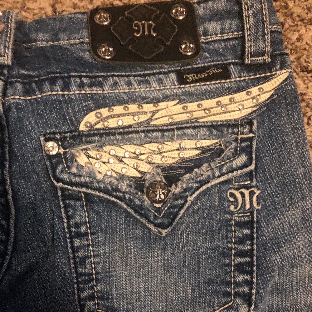 MissMe Wing Bootcut Jeans